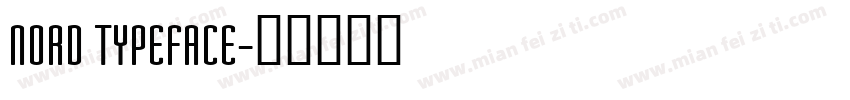 NORD TYPEFACE字体转换